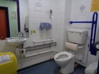 Accessible toilet on the ground floor