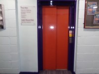 Picture of the lift doors