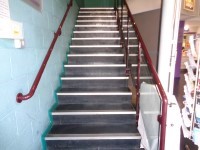 Stairs from the ground floor to the first floor