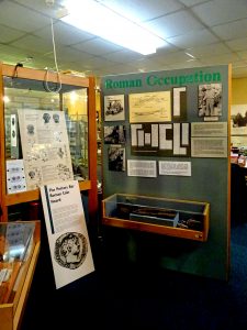 Photo of the Roman Display area in the Potters Bar Museum 